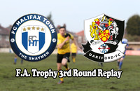 Halifax Town v Dartford, FA Trophy 3rd Round Replay