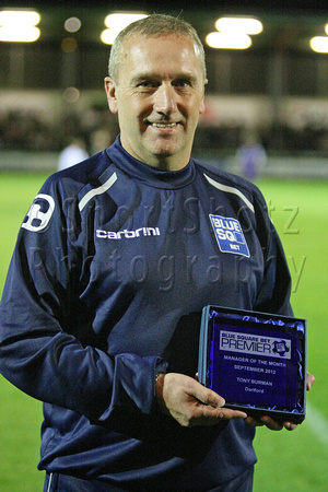 Tony Burman, Manager of the Month