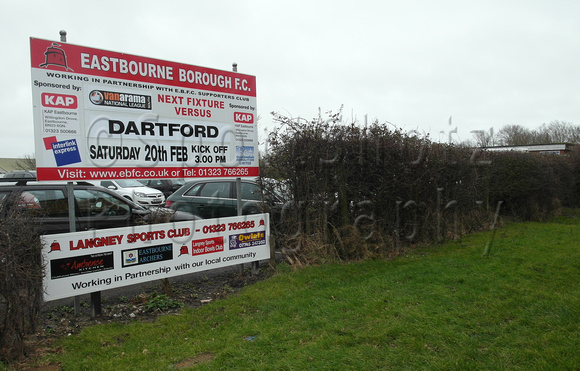Eastbourne Borough FC v Dartford, 20 February 2016.