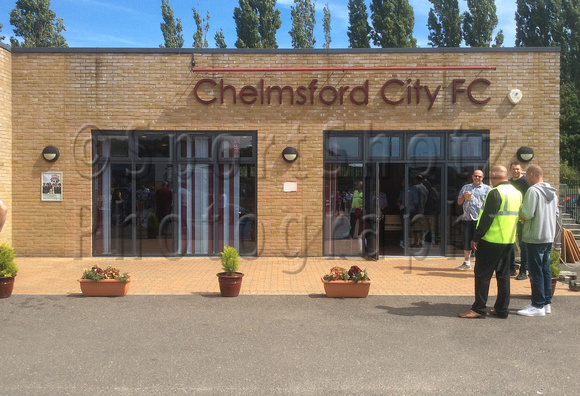 The Clubhouse. Chelmsford City v Dartford