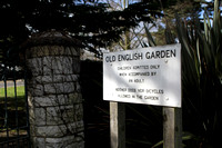 Entrance to the English Garden at Danson Park, Bexley.