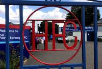 Stadium gate, Hampton & Richmond v Dartford