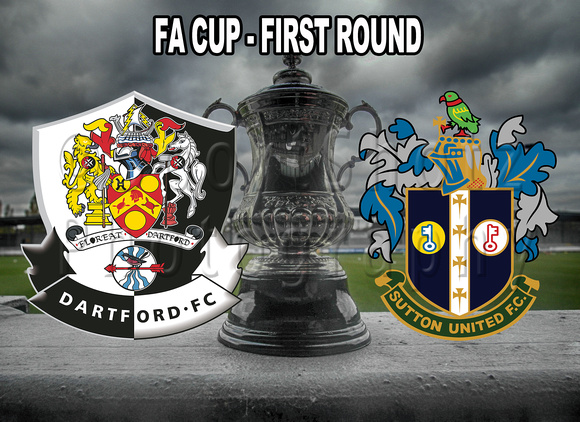 Dartford v Sutton United, FA Cup 1st Round