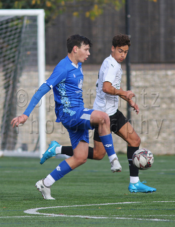 13 November 2024. Dartford Yellows 0, Tonbridge Angels 2 in the National League U19 Alliance Division B match at Princes Park.