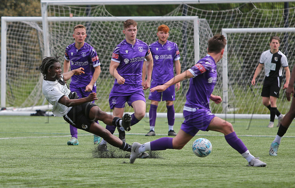 15 May 2024. Dartford Whites win 3 (Ashton Day, J. Kpaka, George Whitefield) Giseley 1 in the National Youth Alliance Champions of Champions Semi Final.