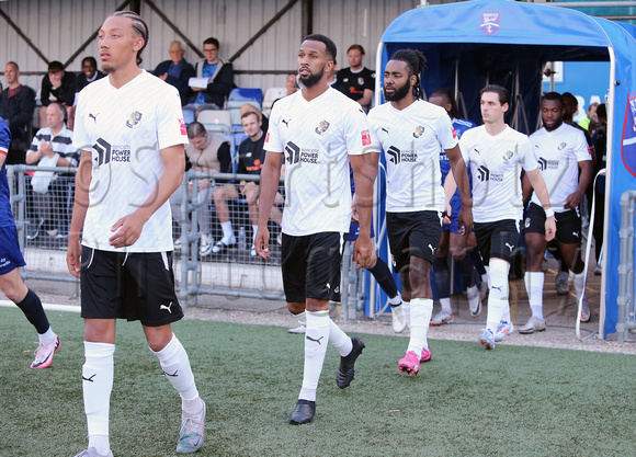 16 July 2024. Ady Pennock's squad play Margate at Hartsdown Park, result 2:2 draw.