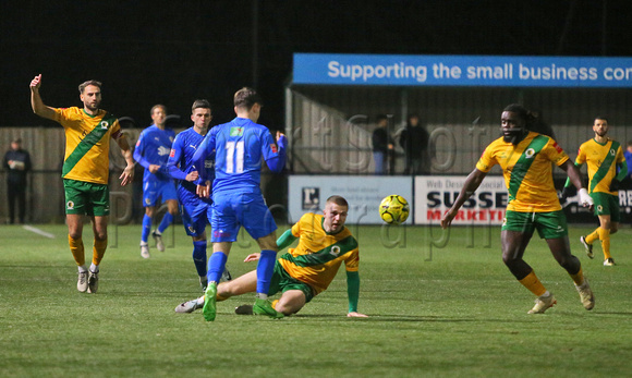 17 December 2024. Horsham 1 (Hester-Cook 23') Dartford 3 (Samir Carruthers 24', Olly Box