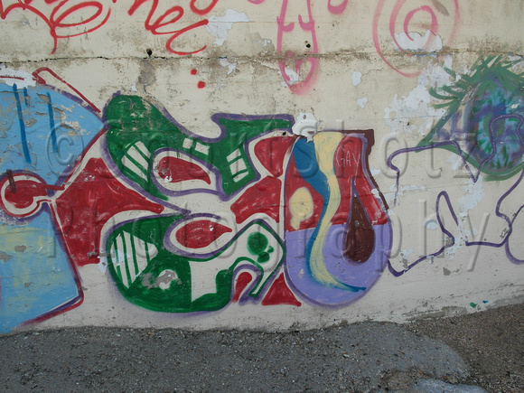 More graffiti.