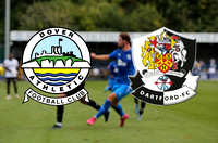 7 September 2024. Dover Athletic 5 (Soares-Junior 25', 82', Wilkinson 27', 50', Baptiste 43') Dartford 1 (Jeremiah Pinder 56').