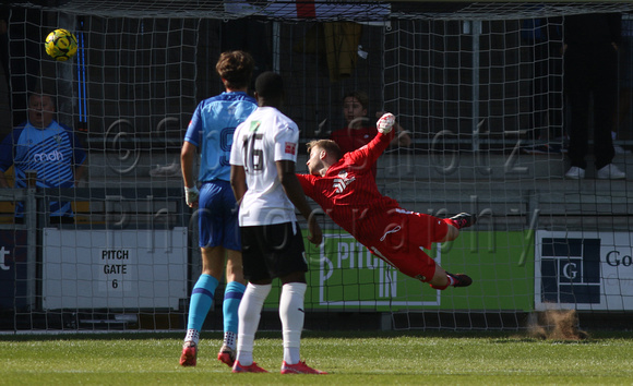 14 September 2024. FA Cup Second Qualifying Round - Dartford 2 (Callum Jones 6', Eddie Dsane 41') Leatherhead 0.