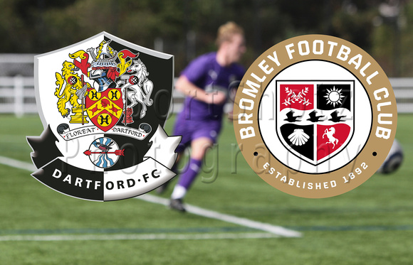 12 October 2022. Dartford FC U19 Academy Yellows 3 : Bromley FC U19 Academy 2 in the SCL Youth Development League Southern Premier Division