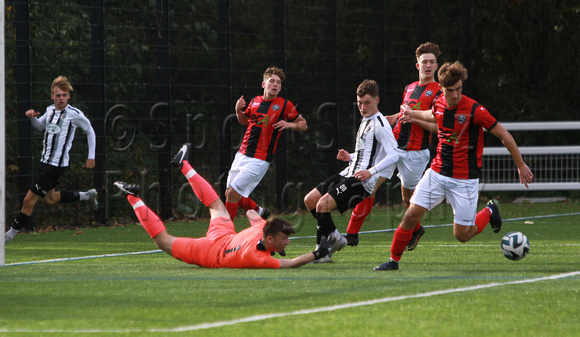 19 October 2022. Dartford FC U19 Academy Whited 2 : Maidenhead United 1. (Dartford goals J. Shepherds, O. Box).