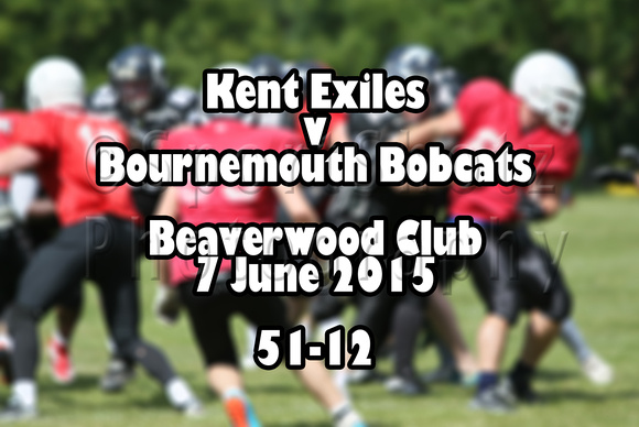 Kent Exiles v Bournemouth Bobcats, 7 June 2015
