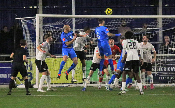 8 October 2024. Billericay Town 4 (Bender 1', Merrifield 37', Emmanuel 81', Johnson 83') Dartford 0