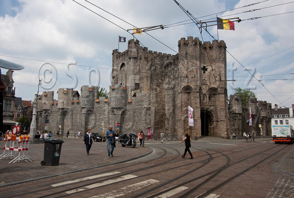 The Gravensteen (castle of the counts, in Dutch)