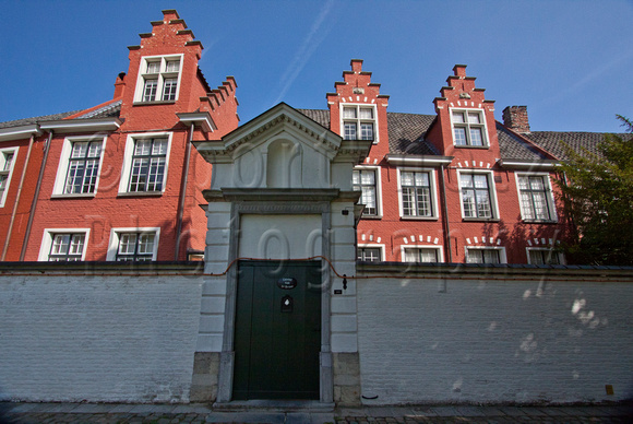 The Our Lady Ter Hoyen beguinage, one of the three beguinages in