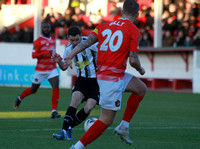 Ebbsfleet United 1 - Dartford FC 4. A Boxing Day local derby, and a satisfactory win for Dartford.