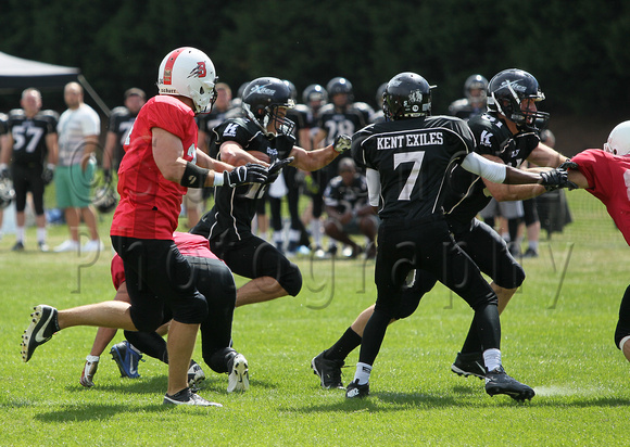 Kent Exiles 52 Bournemouth Bobcats 6, 2 August 2015