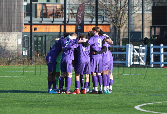 18 January 2023. Dartford U19 Yellows v Crystal Palace Valenti in the SCL Challenge Cup - Crystal Palace win 0:3.