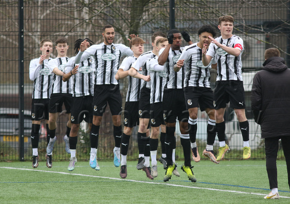 22 February 2023. Dartford U19 Whites 0 v Woking U19 (Youth and Academy) 1 in the National League Academy Cup Quarter Final