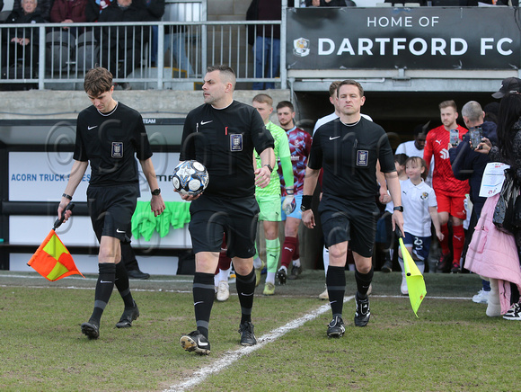 15 March 2025. Dartford 2 (Sam Okoye 27', Samir Carruthers 35' (P)). Hastings 0. Dartford remain #2 in the Isthmian Premier League.