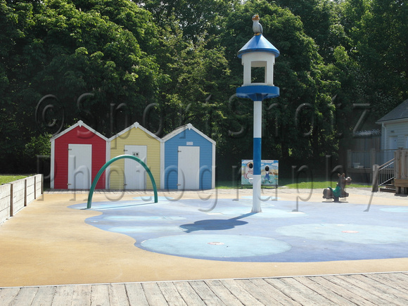 Seaside in the playground