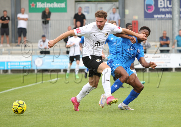 31 August 2024. FA Cup First Qualifying Round - Dartford 6 (Eddie Dsane 42', Ollie Box 45+2', 49', Ben Allen 69', 75', Callum Jones 87'). Marlow FC 2 (Kareem Akinnibi 64'(p), Brandon Curtis 71').