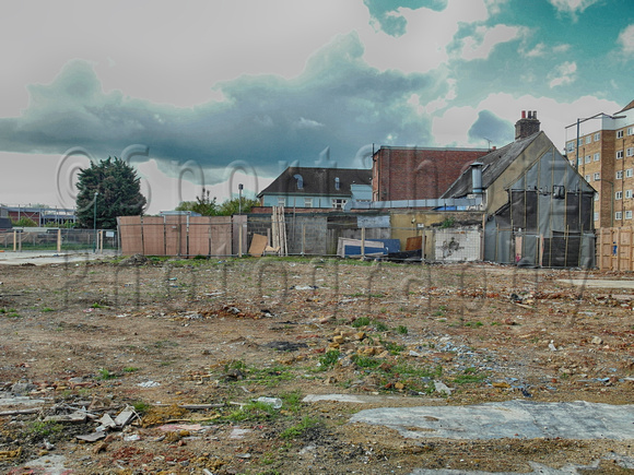 The demolition of Dartford
