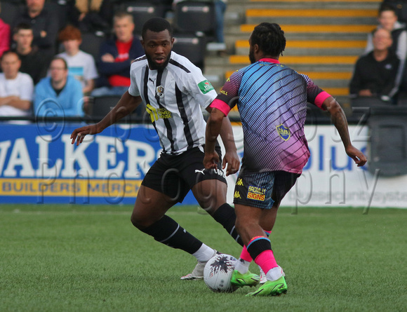 25 July 2023. Pre-season match against Bromley FC. Bromley win 2:1 (Cheek 25', Dennis 40') (Barzey 26').