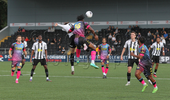 25 July 2023. Pre-season match against Bromley FC. Bromley win 2:1 (Cheek 25', Dennis 40') (Barzey 26').