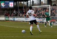 Dartford v Hemel Hempstead Town. 1:1 draw thanks to a 90' goal from Marcus Dinanga.