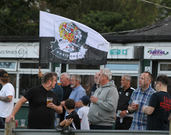 28 July 2023. Pre-season match against Phoenix Sports. 2:2 draw (Phoenix Pugh 70', Sahni 84'), (Dartford Herschel 26', Trialist 63')