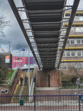 Footbridge to Dartford station
