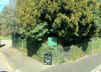 Entrance to Clarence Park at St Albans City v Dartford