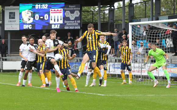 5 August 2023. First match of the 2023/24 season. Result 3:3 draw (Dartford Tyrell Miller-Rodney 45+4', Luke Coulson 66', 84'. Bath City Ewan Clark 72', Scott Wilson 75', Jordan Thomas 90+5'.)