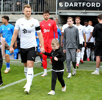 31 August 2024. FA Cup First Qualifying Round - Dartford 6 (Eddie Dsane 42', Ollie Box 45+2', 49', Ben Allen 69', 75', Callum Jones 87'). Marlow FC 2 (Kareem Akinnibi 64'(p), Brandon Curtis 71').