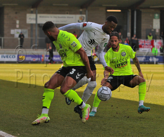 Dartford v Hemel Hempstead Town. 1:1 draw thanks to a 90' goal from Marcus Dinanga.