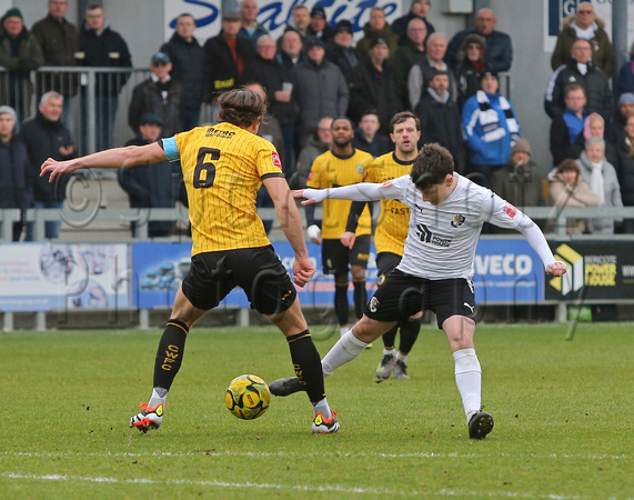 26 December 2024. Boxing Day match Dartford 2 (Olly Box 58', 62') Cray Wanderers 1 (Joshua Williams 29').