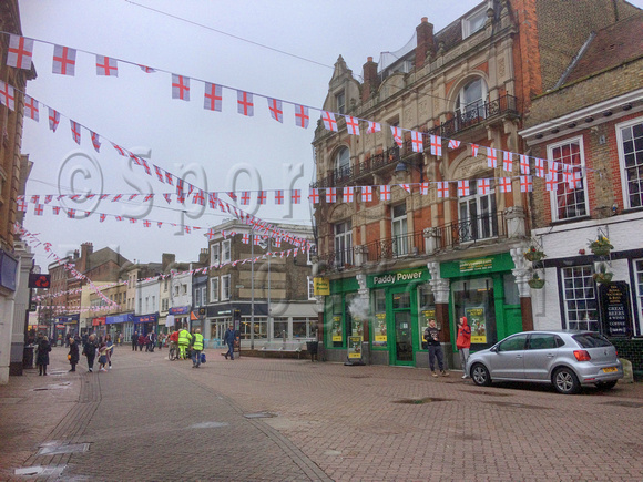 St Georges Day Flags, April 2018.