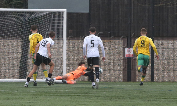 11 December 2024. Dartford Whites 2, Dover Athletic 3 in the National League Academy Cup First Round match at Princes Park.