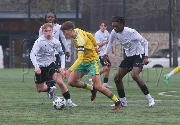 11 December 2024. Dartford Whites 2, Dover Athletic 3 in the National League Academy Cup First Round match at Princes Park.