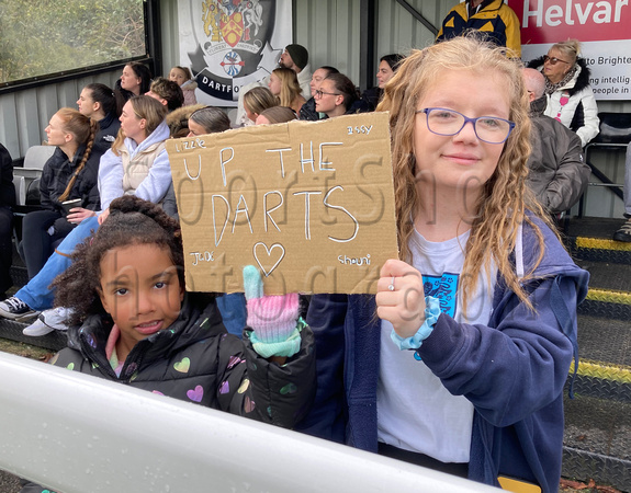 12 November 2023. Dartford Women win 3:1 against Abingdon in the Women's FA Cup 1st Round Proper (Emily Vaughan, Jo Woodgates, Lizzie Adams).