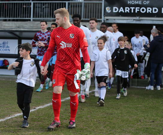 15 March 2025. Dartford 2 (Sam Okoye 27', Samir Carruthers 35' (P)). Hastings 0. Dartford remain #2 in the Isthmian Premier League.