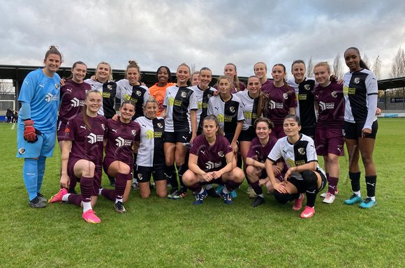 19 November 2023. Dartford  Women Frist Team 6, Dartford Women Development Team 0 in the Womens Kent Senior Cup quarter-final played at Bericote Powerhouse Princes Park Stadium.