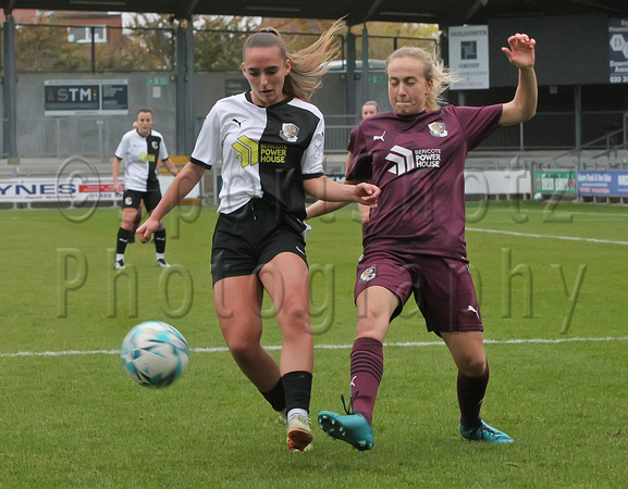 19 November 2023. Dartford  Women Frist Team 6, Dartford Women Development Team 0 in the Womens Kent Senior Cup quarter-final played at Bericote Powerhouse Princes Park Stadium.