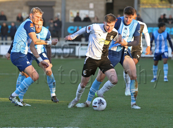 26 November 2023. Dartford beat Torquay United 3:0 (Goals Richard Chin 32', George Alexander 40', Moussa Diarra 44').