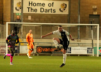 Dartford v Bromley in the Second Round of the Kent Senior Cup. Dartford win 5:1 to progress to the Quarter Final.
