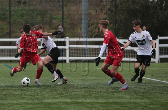 Dartford U15 - 0: Bromley U15 - 3 in the NPC Junior Premier League London Blue div.