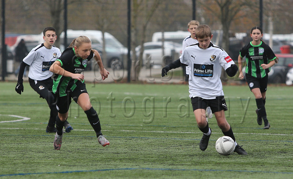 Dartford Pre-Academy U13 Boys v Brighton and Hove Albion Foundation Girls