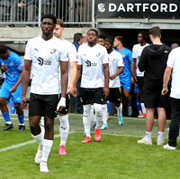 31 August 2024. FA Cup First Qualifying Round - Dartford 6 (Eddie Dsane 42', Ollie Box 45+2', 49', Ben Allen 69', 75', Callum Jones 87'). Marlow FC 2 (Kareem Akinnibi 64'(p), Brandon Curtis 71').